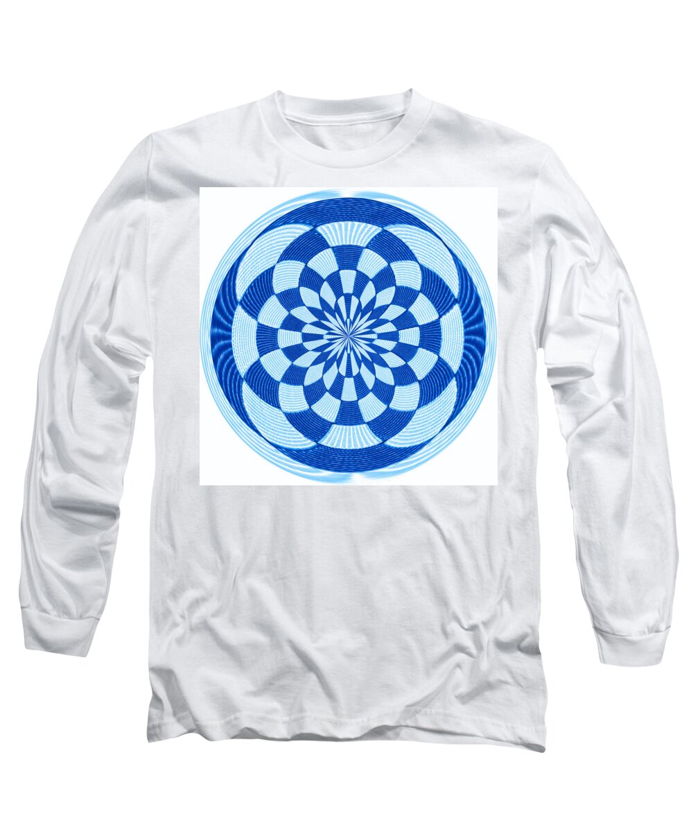 Orb Long Sleeve T-Shirt featuring the photograph Checkerboard Orb by Cathy Kovarik