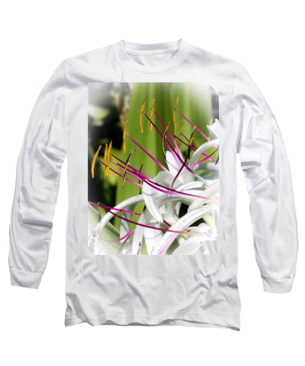 Lily Long Sleeve T-Shirt featuring the photograph Coming to Attention by Will Wagner