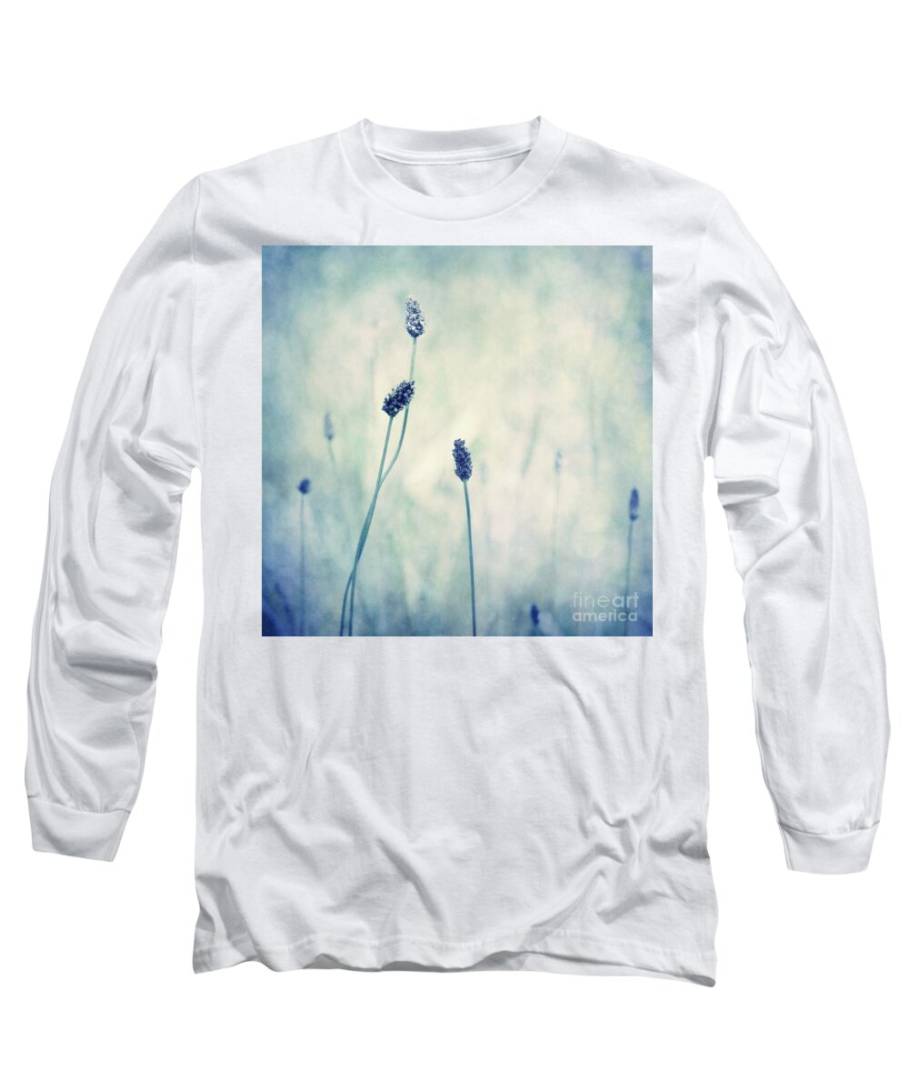 Blue Long Sleeve T-Shirt featuring the photograph Endearing by Priska Wettstein