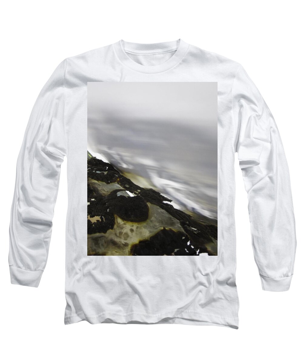 Branding Long Sleeve T-Shirt featuring the mixed media Erasure of the branding 4 by Ingrid Van Amsterdam