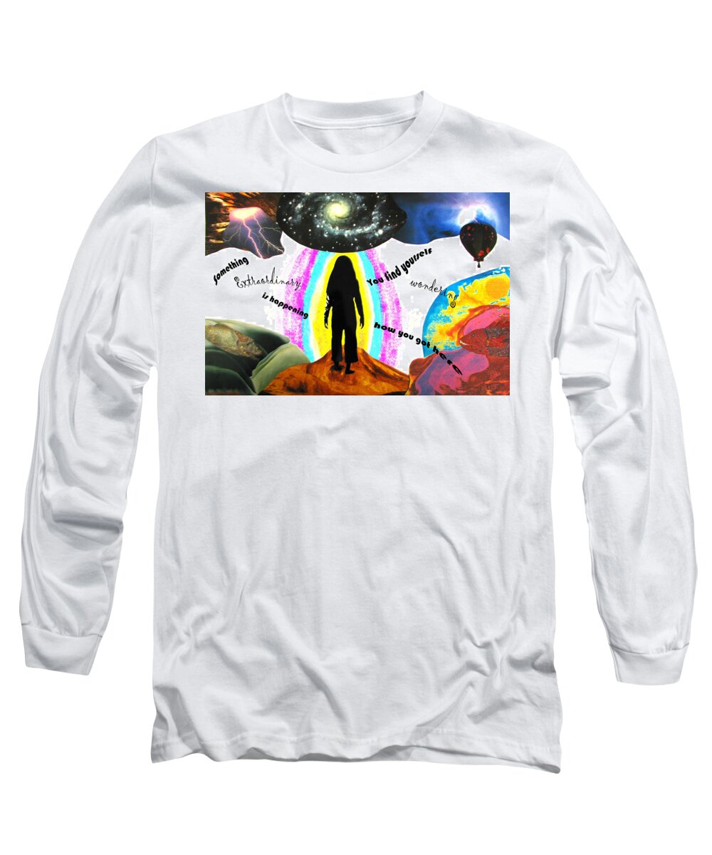 Girl Long Sleeve T-Shirt featuring the digital art Extraordinary by Lisa Yount