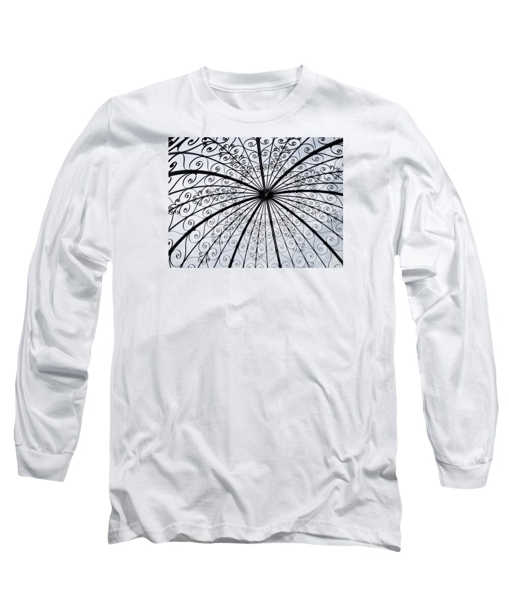 Gazebo Long Sleeve T-Shirt featuring the photograph Gazebo - Abstact by Photographic Arts And Design Studio