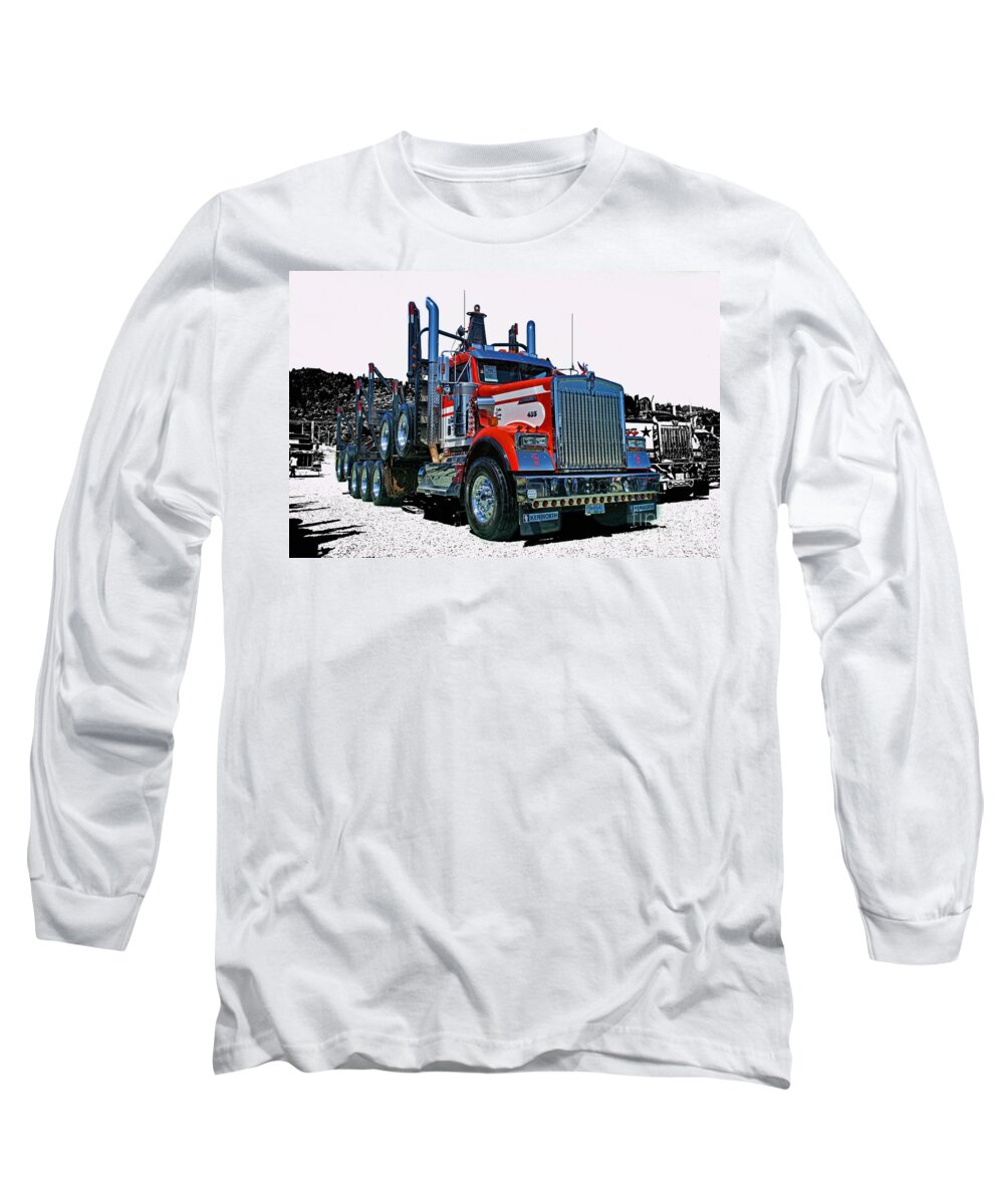 Trucks Long Sleeve T-Shirt featuring the photograph Hdrcatr3120-13 by Randy Harris