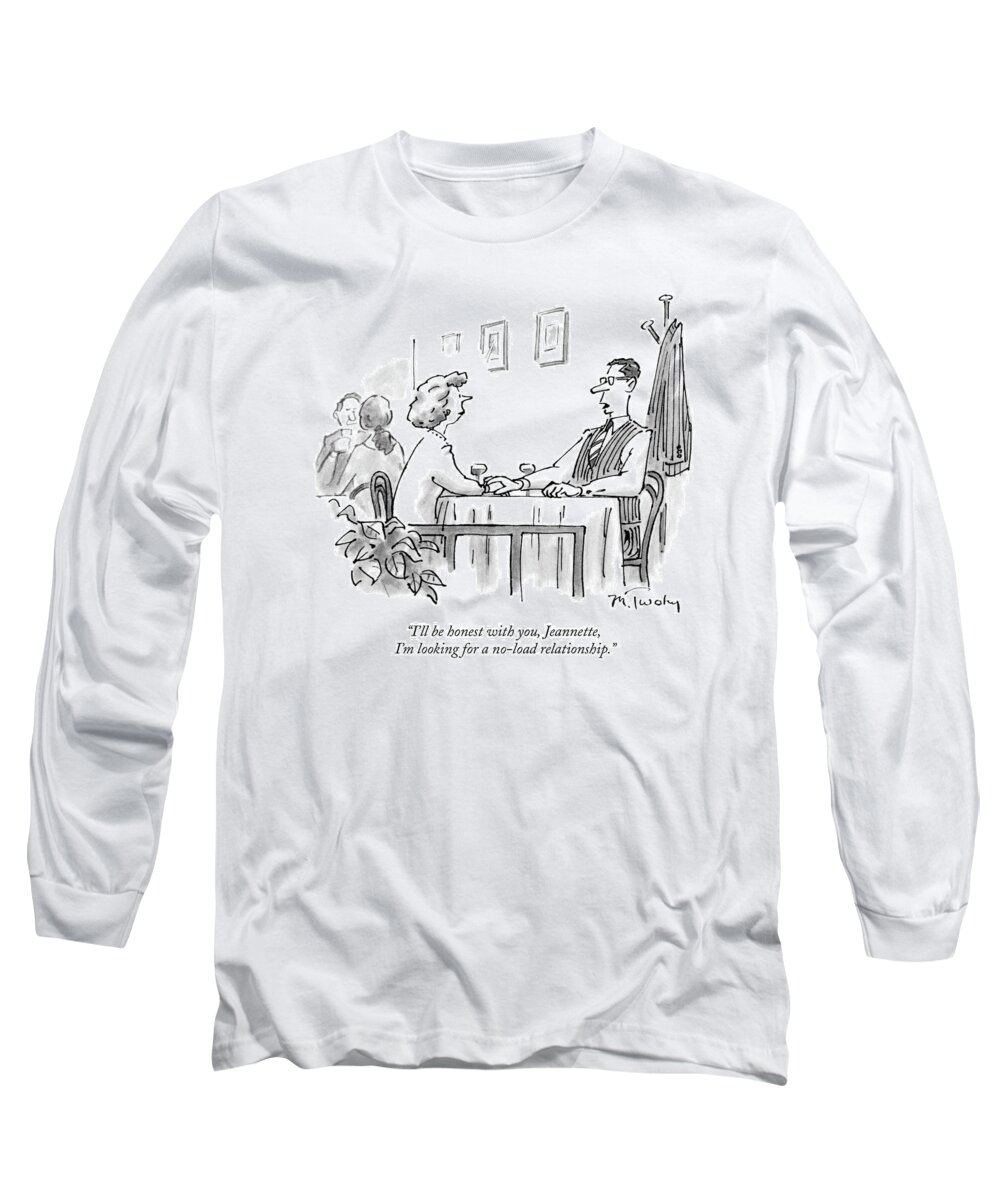 Psychology Long Sleeve T-Shirt featuring the drawing I'll Be Honest by Mike Twohy