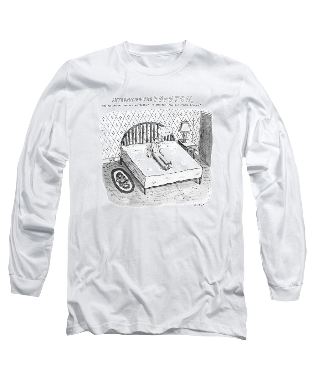 Introducing The Tofuton
'the All-natural Long Sleeve T-Shirt featuring the drawing Introducing The Tofuton
'the All-natural by Roz Chast