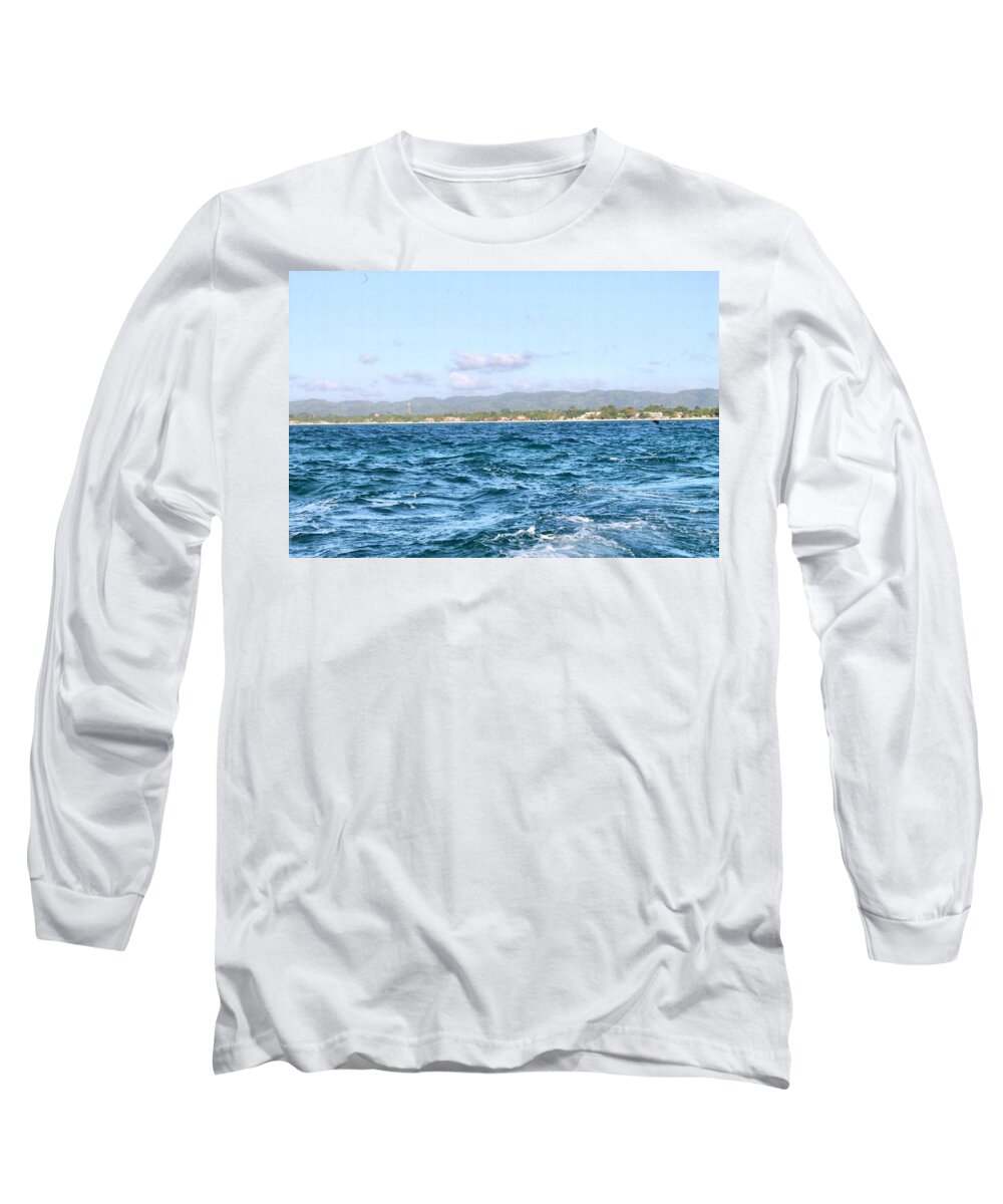 Jamaica Long Sleeve T-Shirt featuring the photograph Jamaica at a Distance by Debbie Levene