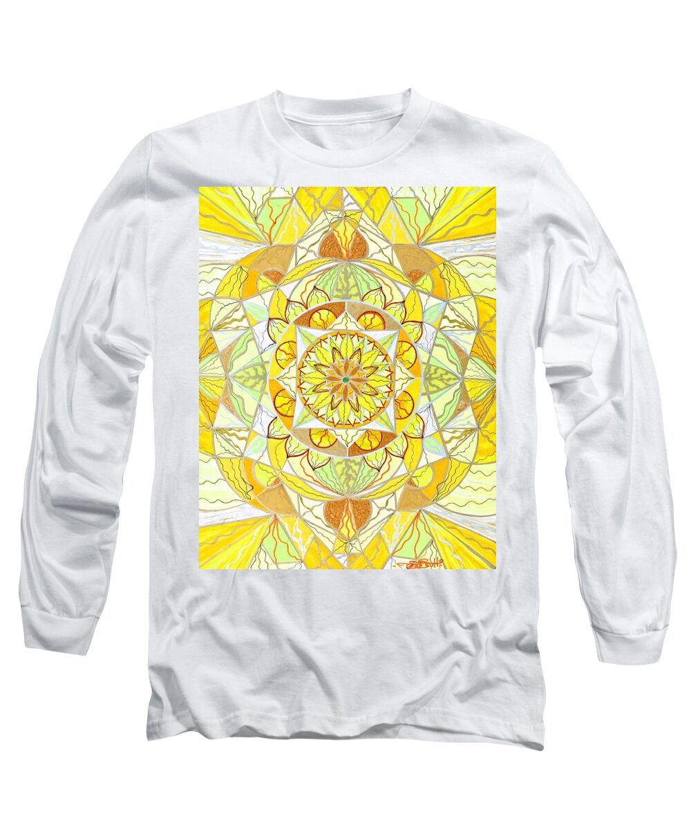 Joy Long Sleeve T-Shirt featuring the painting Joy by Teal Eye Print Store