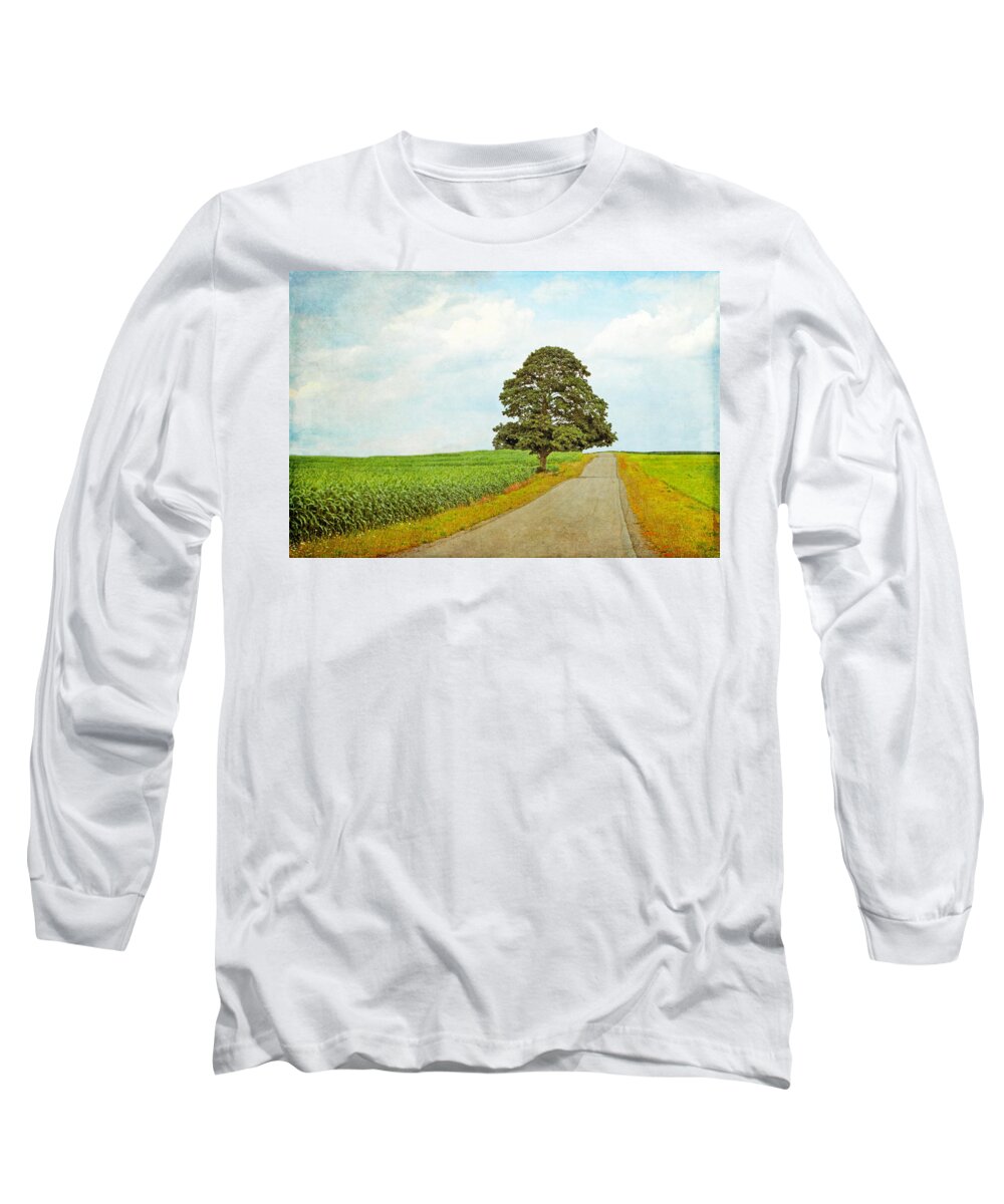 Maple Tree Art Long Sleeve T-Shirt featuring the photograph Lone Tree by Brooke T Ryan