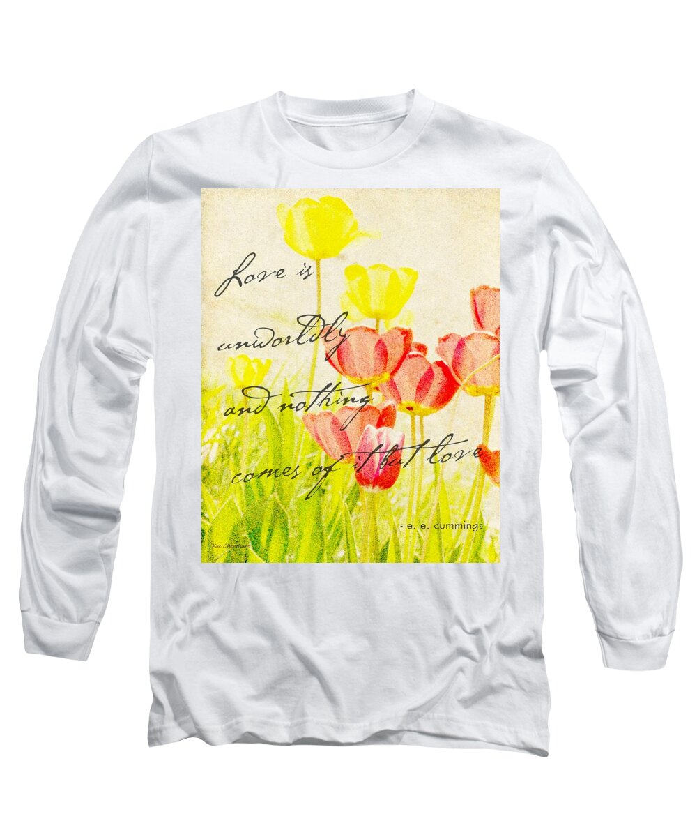 Love Words Long Sleeve T-Shirt featuring the photograph Love Words by Kae Cheatham