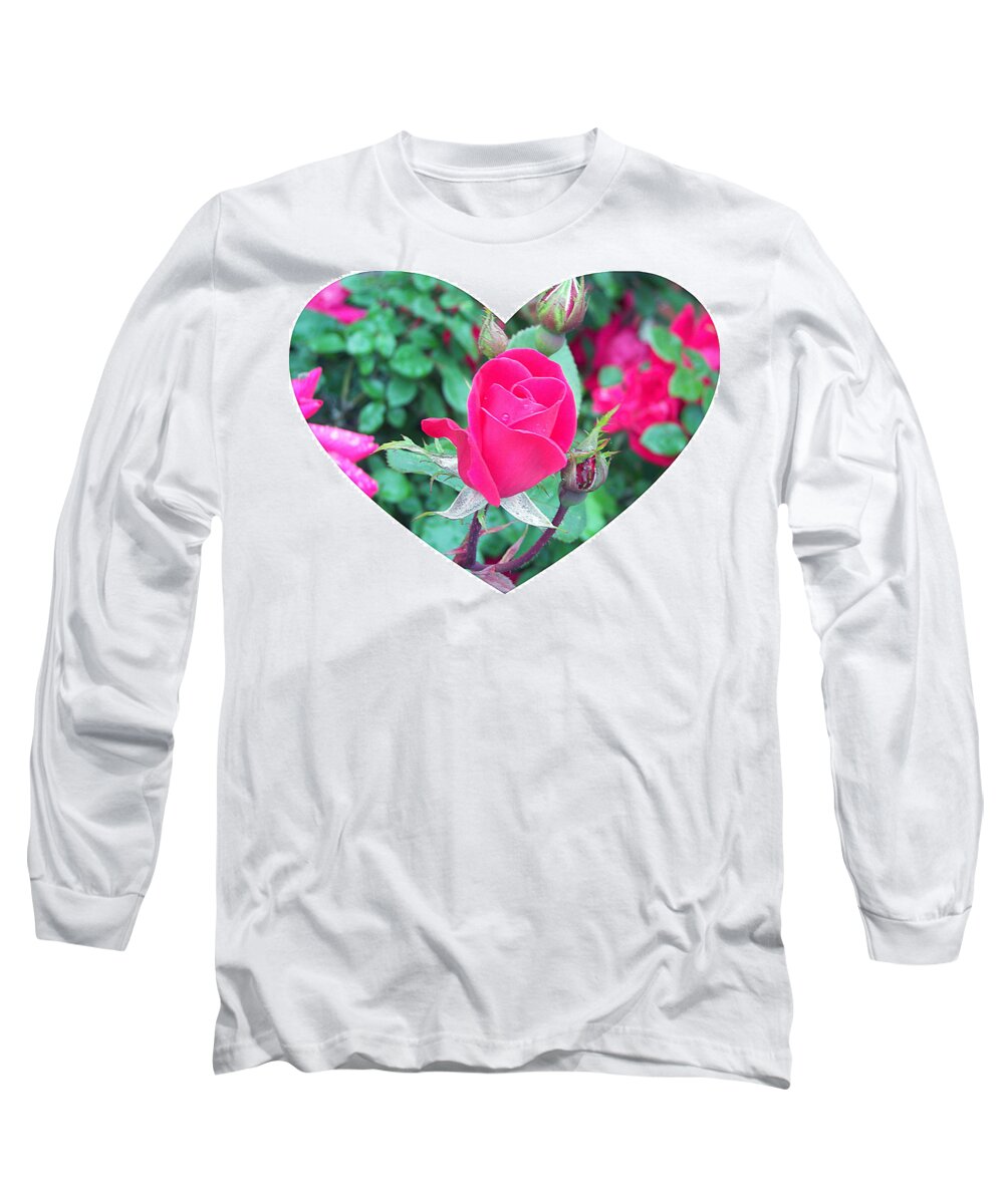 Rose Long Sleeve T-Shirt featuring the photograph Memory of a Mother's Love by Pamela Hyde Wilson