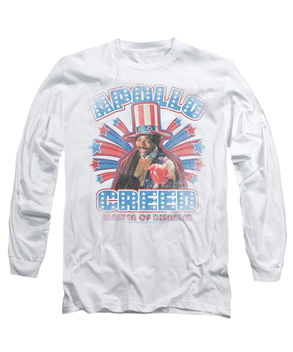 Sylvester Stallone Long Sleeve T-Shirt featuring the digital art Mgm - Rocky - Apollo Creed by Brand A