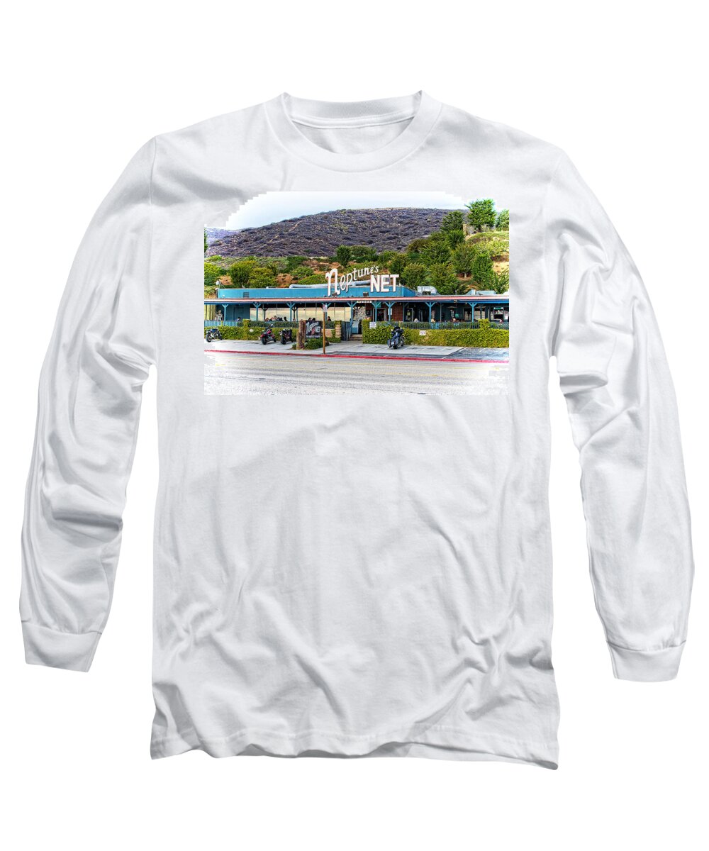 County Line Long Sleeve T-Shirt featuring the photograph Neptune's Net by Lynn Bauer