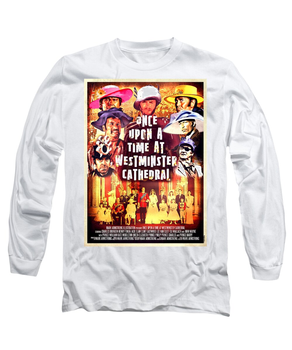 Royal Wedding Long Sleeve T-Shirt featuring the digital art Once Upon A Time by Mark Armstrong