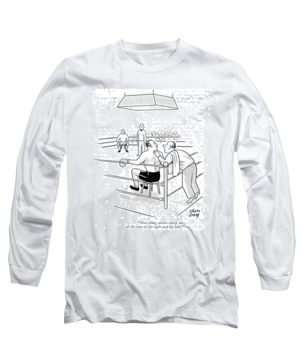 110978 Cda Chon Day Long Sleeve T-Shirt featuring the drawing One Thing More by Chon Day