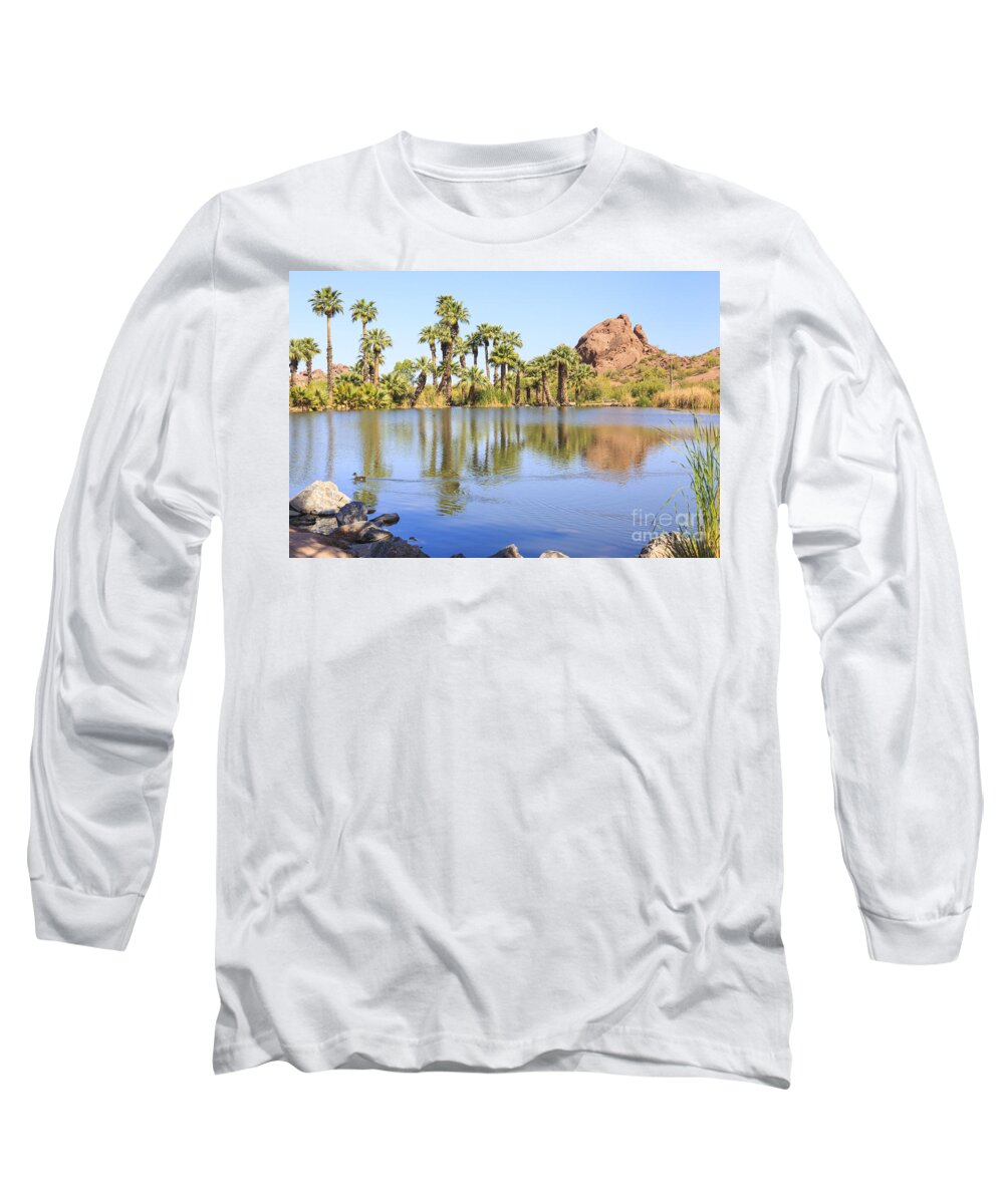Papago Park Long Sleeve T-Shirt featuring the photograph Papago Park Phoenix Arizona by Ken Brown