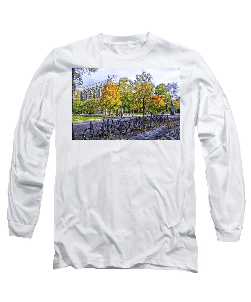 Princeton University Long Sleeve T-Shirt featuring the photograph Princeton University Campus by Madeline Ellis