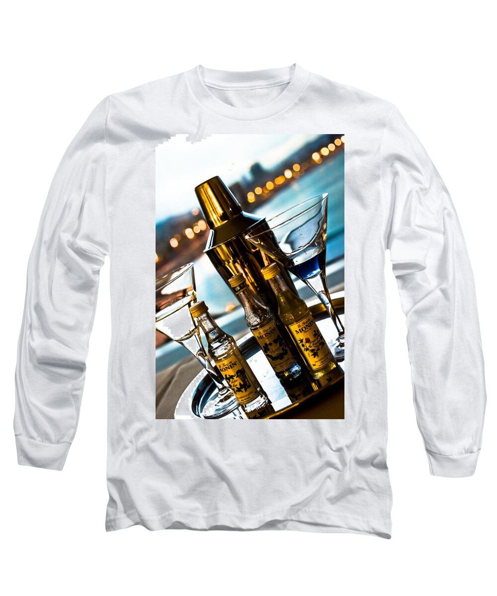 Alcohol Long Sleeve T-Shirt featuring the photograph Ready for Drinks by Sotiris Filippou