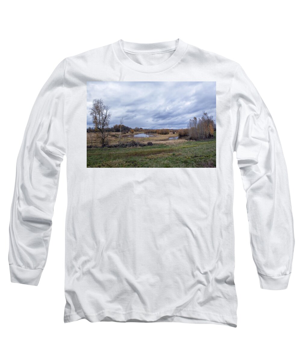 Sauvie Island Long Sleeve T-Shirt featuring the photograph Refuge No 1 by Belinda Greb