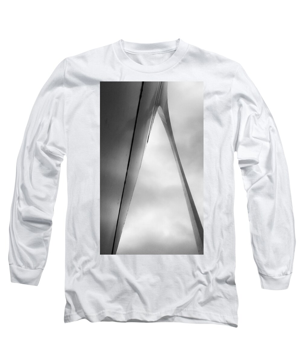 Arch Long Sleeve T-Shirt featuring the photograph Ribbon In the Sky by Jeff Mize