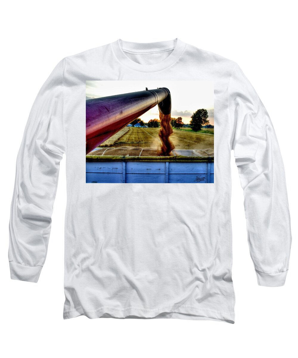 Ag Long Sleeve T-Shirt featuring the photograph Spiral in Time by David Zarecor