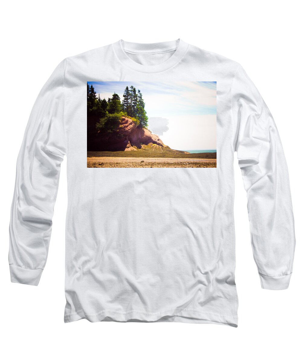 St Martins Sea Caves Long Sleeve T-Shirt featuring the photograph St. Martin's Sea Caves by Sara Frank