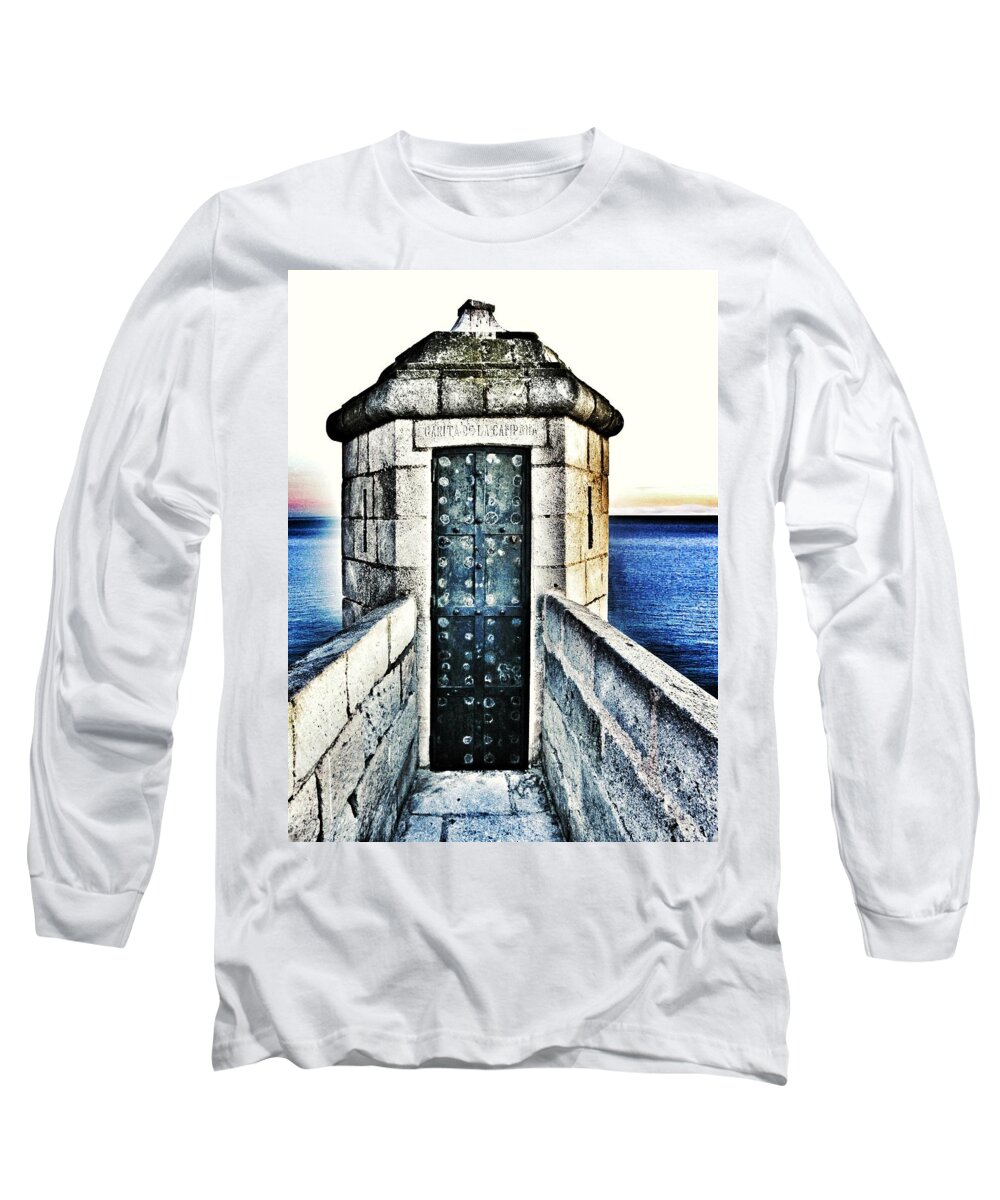 Sea Long Sleeve T-Shirt featuring the photograph The Secret Door by Marianna Mills