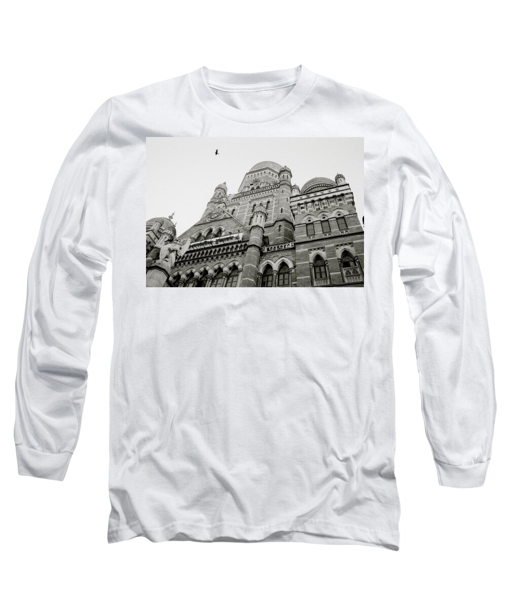 Architecture Long Sleeve T-Shirt featuring the photograph Victorian India by Shaun Higson