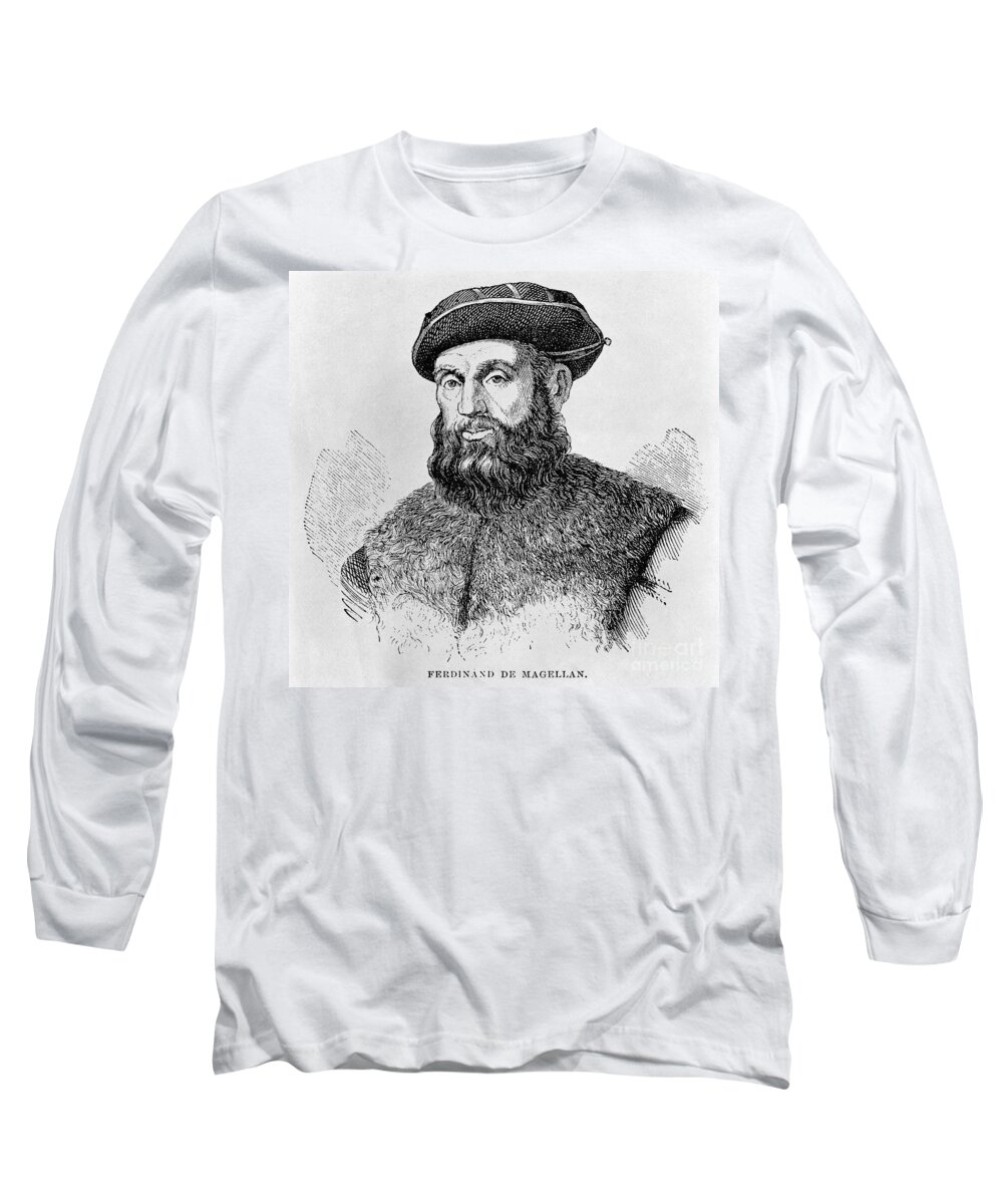 Ferdinand Magellan #5 Long Sleeve T-Shirt by Granger - Fine Art