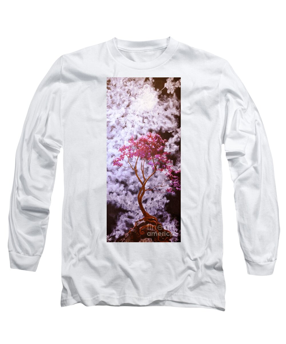 Spiritual Long Sleeve T-Shirt featuring the painting Give Me Light by Stefan Duncan