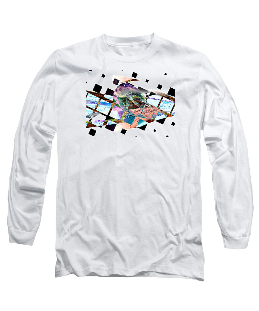  From Journey Through The Burning Brain Long Sleeve T-Shirt featuring the photograph Fragments 8 by The Lovelock experience