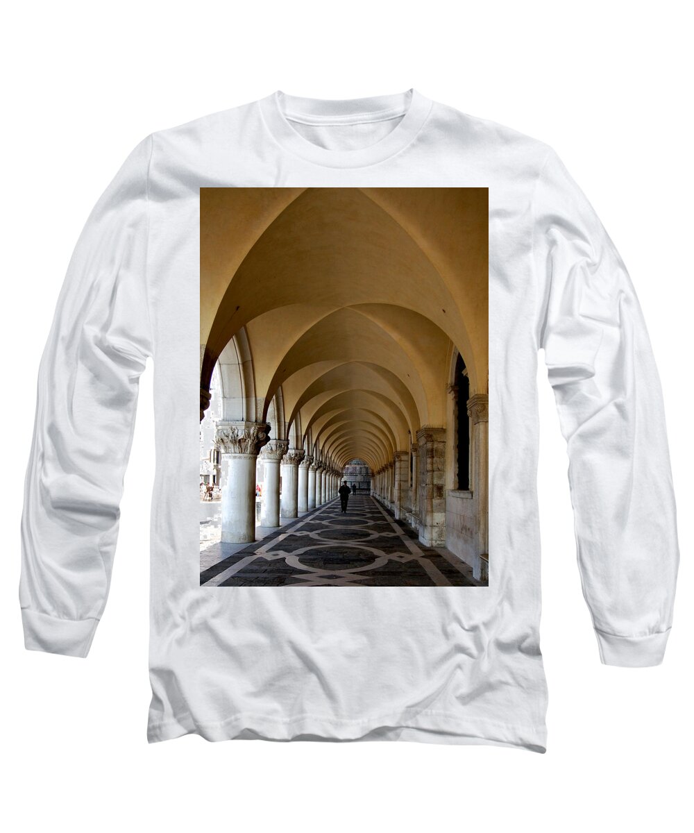 Venice Long Sleeve T-Shirt featuring the photograph Arches #1 by Alberto Audisio