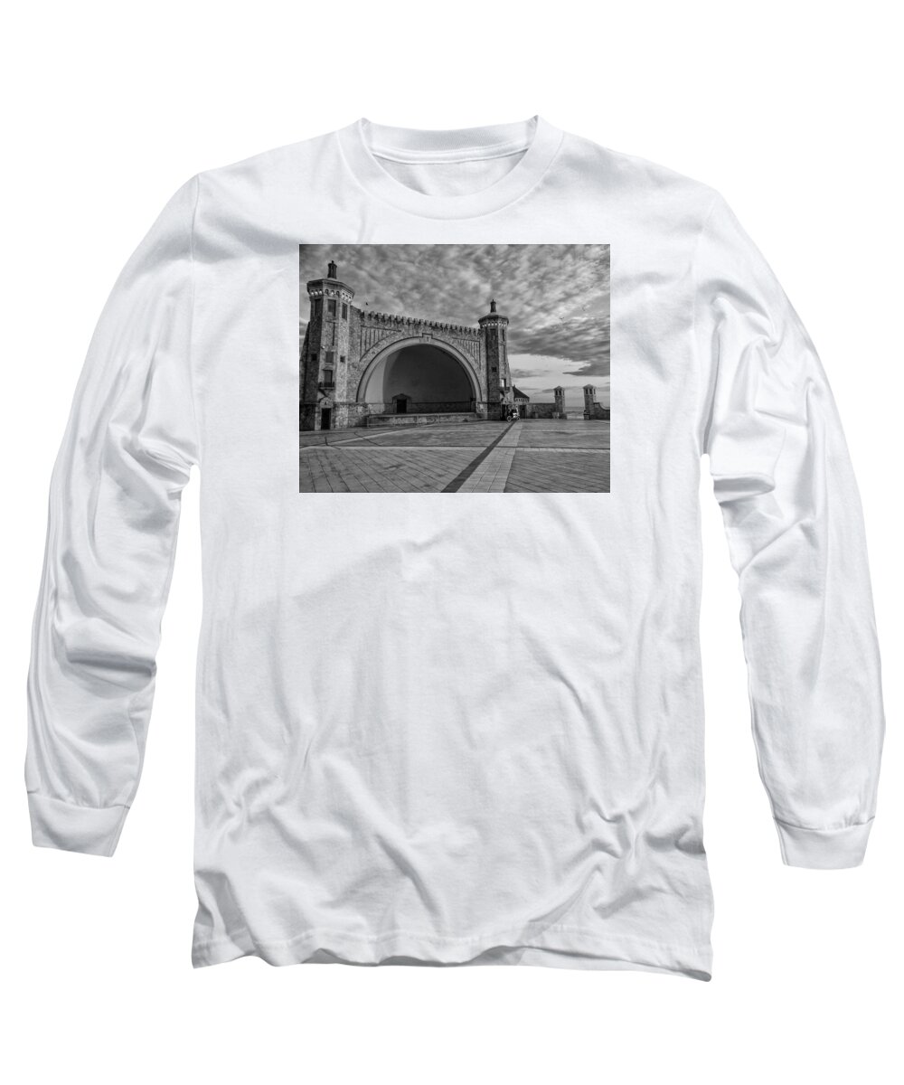 Band Long Sleeve T-Shirt featuring the photograph Band Shell #3 by Dennis Dugan