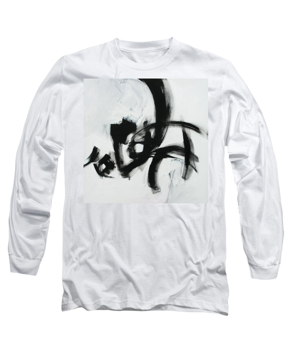 Painting Long Sleeve T-Shirt featuring the painting Chance Meeting by Linda Monfort