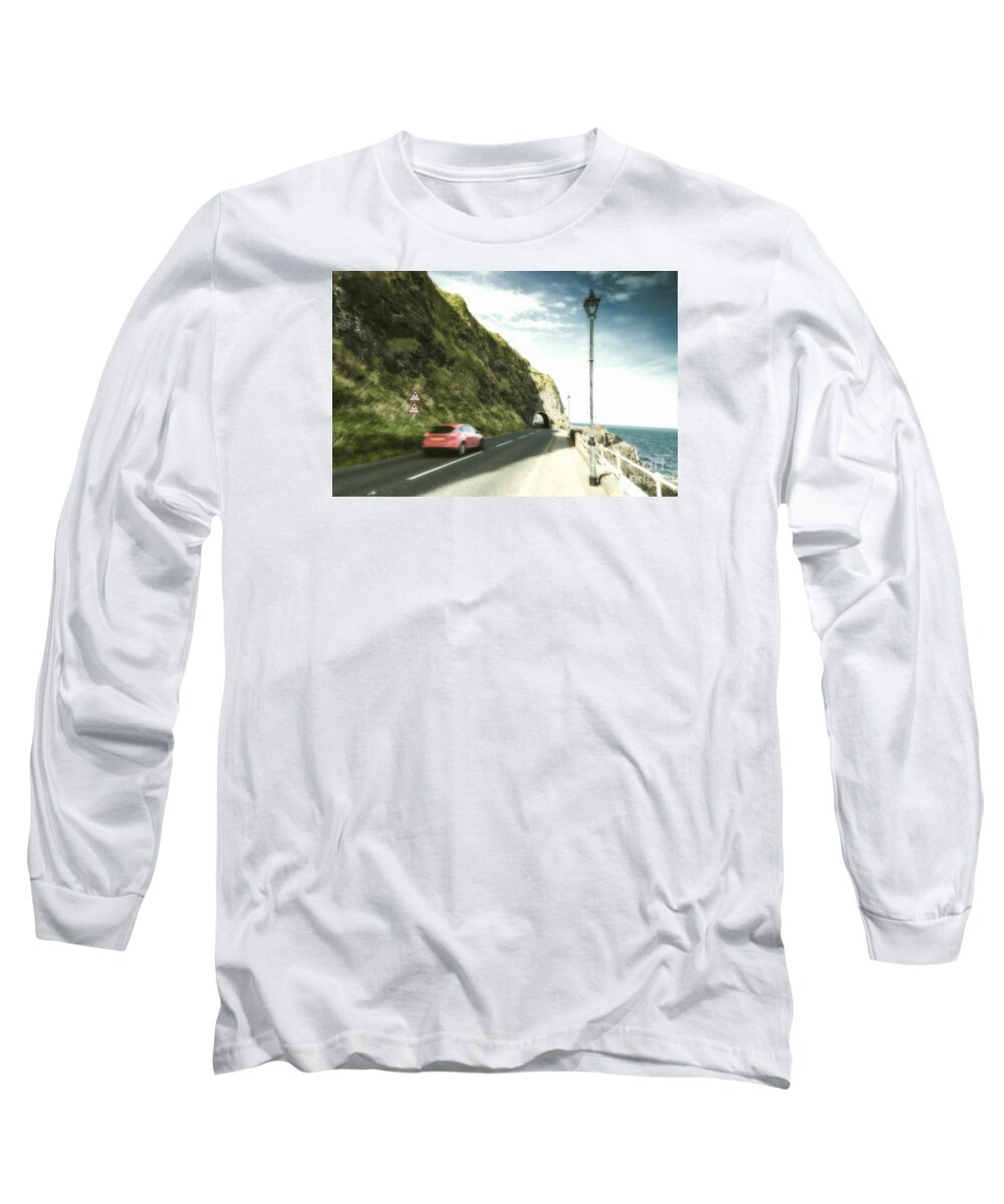Antrim Long Sleeve T-Shirt featuring the photograph Coast Road #1 by Jim Orr