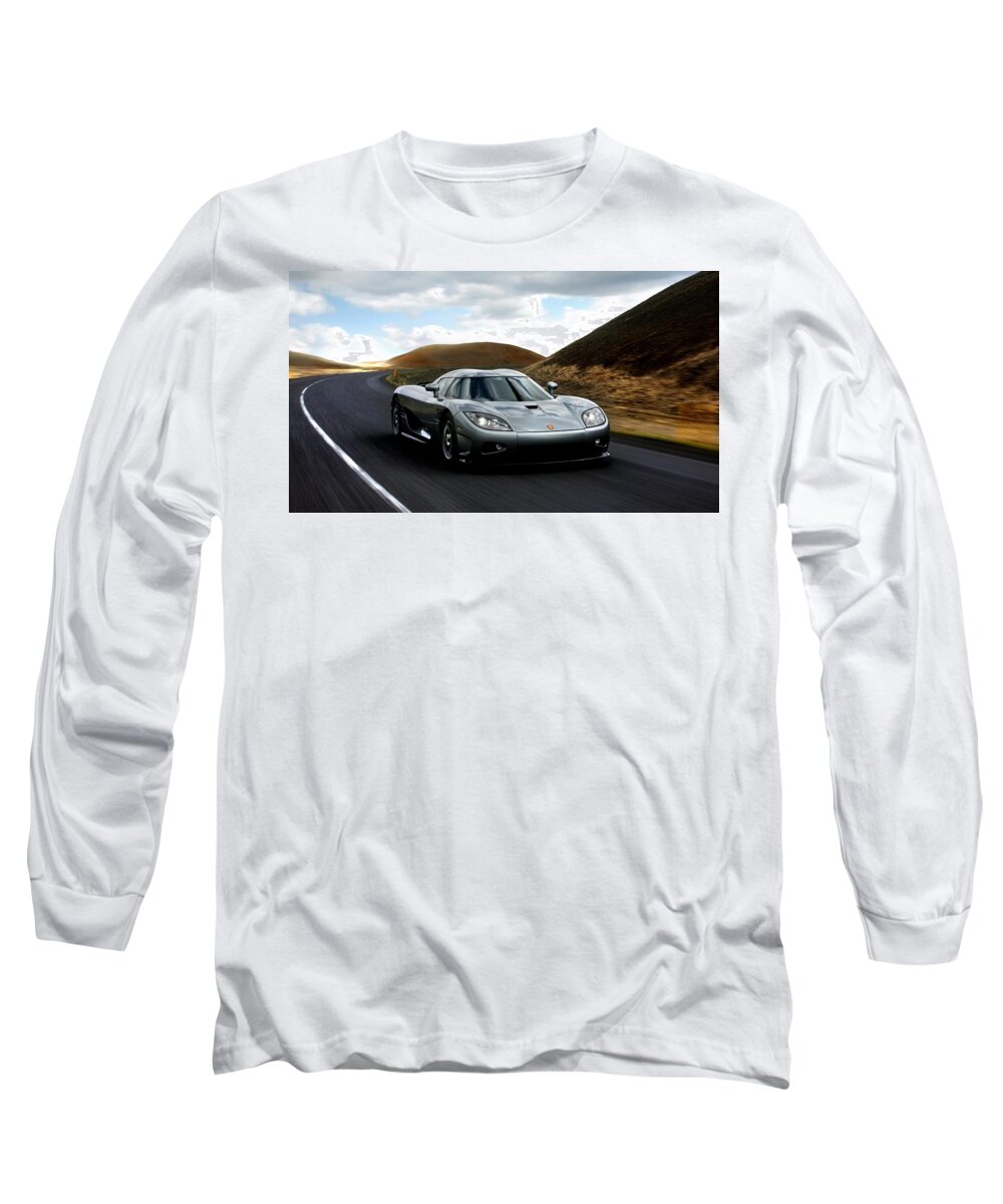 Koenigsegg Ccx Long Sleeve T-Shirt featuring the photograph Koenigsegg CCX #1 by Jackie Russo
