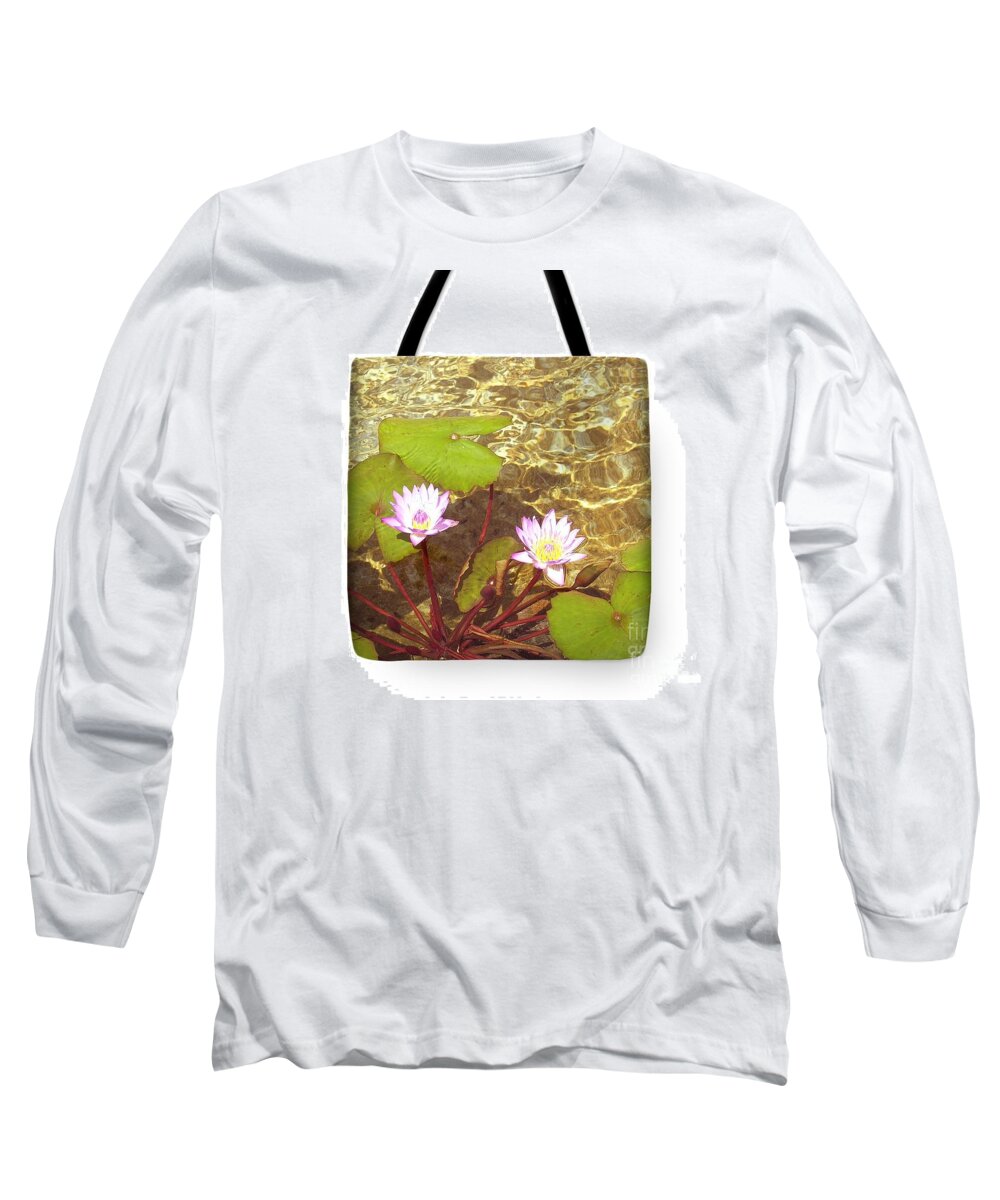Lotus Long Sleeve T-Shirt featuring the photograph Lotus #1 by Mini Arora