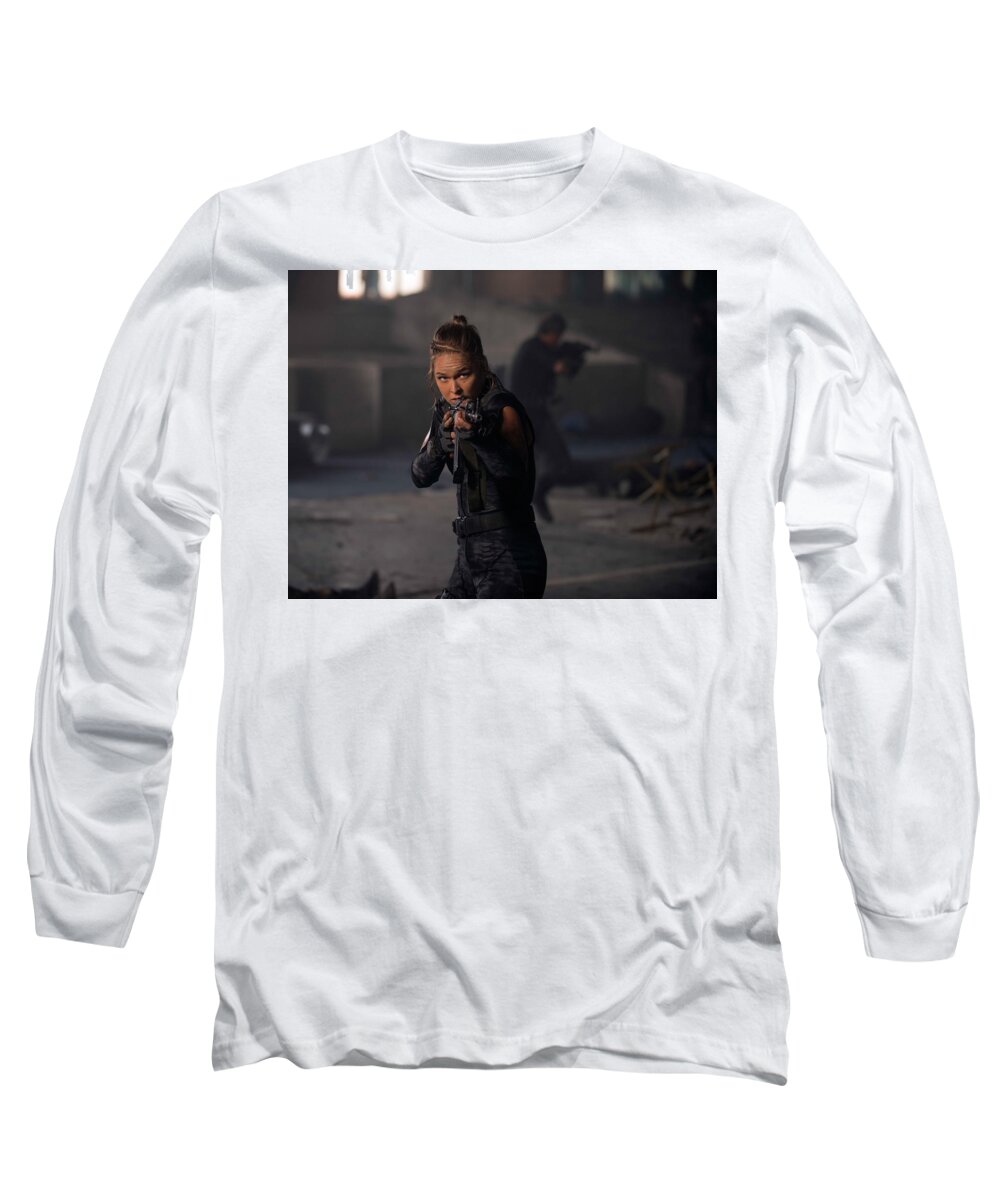 The Expendables 3 Long Sleeve T-Shirt featuring the digital art The Expendables 3 #1 by Maye Loeser