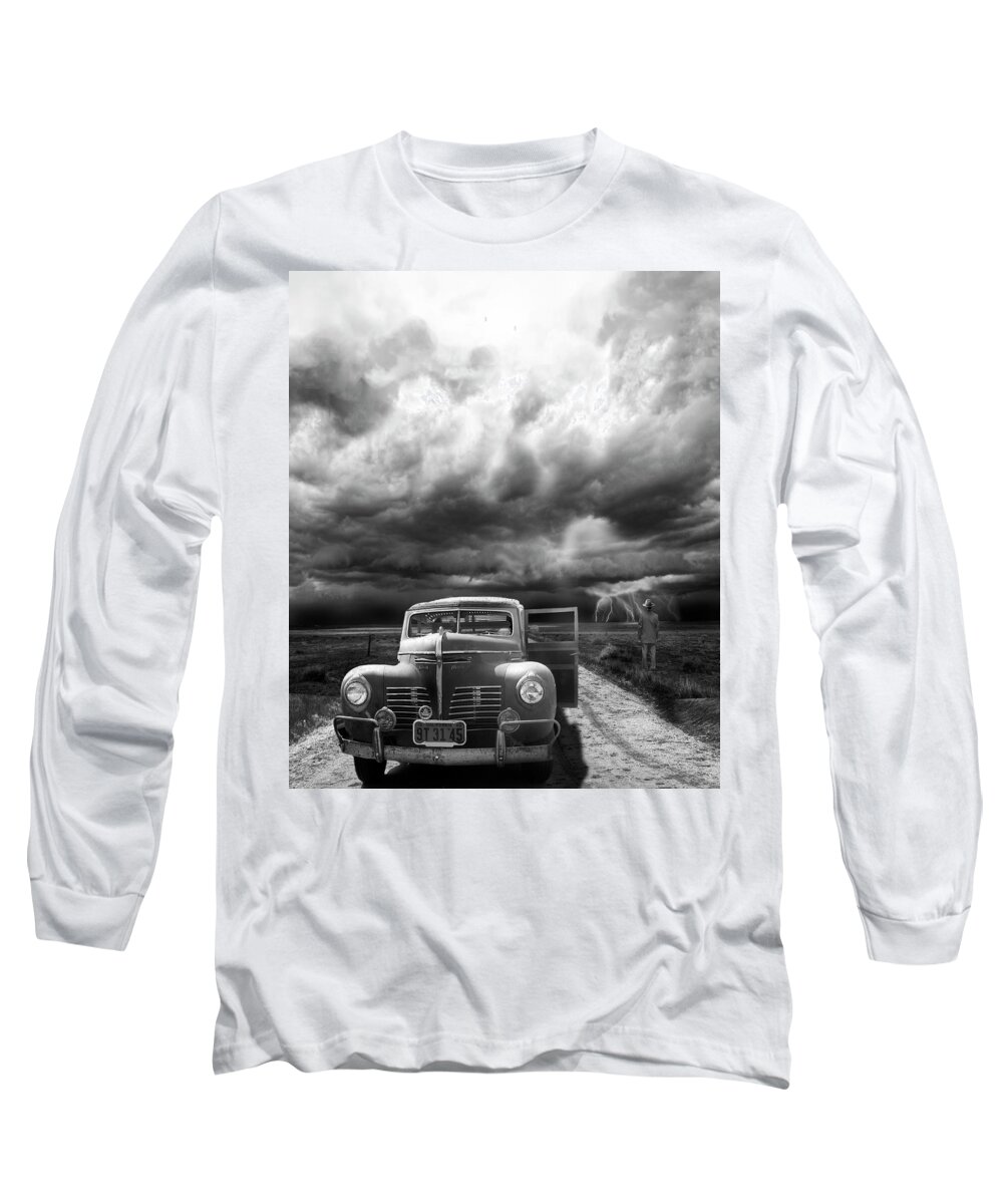 Tornado Long Sleeve T-Shirt featuring the photograph The Rainmaker #2 by Larry Butterworth