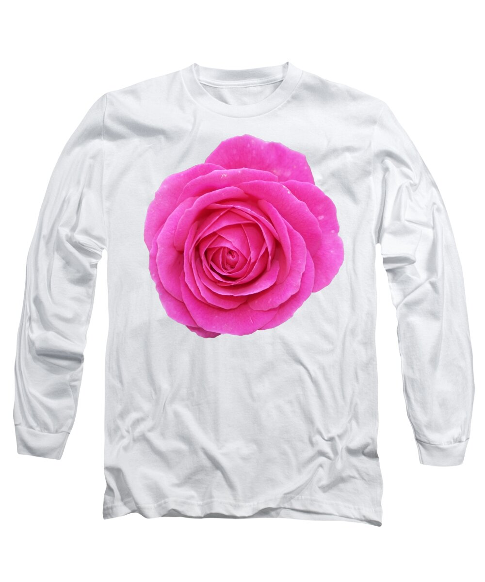 Rose; Roses; Red; Pink; Flower; Plant; Spring; Flowers; Photograph; Photography; Springtime; Season; Nature; Natural; Natural Environment; Flora; Bloom; Blooming; Blossom; Blossoming; Color; Colorful; Country; Countryside; Macro; Close-up; Detail; Details; Poppies; T-shirts; Slim Fit T-shirts; V-neck T-shirts; Long Sleeve T-shirts; Sweatshirts; Hoodies; Youth T-shirts; Toddler T-shirts; Baby Onesies; Women's T-shirts; Women's V-neck T-shirts; Junior T-shirts Long Sleeve T-Shirt featuring the photograph Rose #12 by George Atsametakis