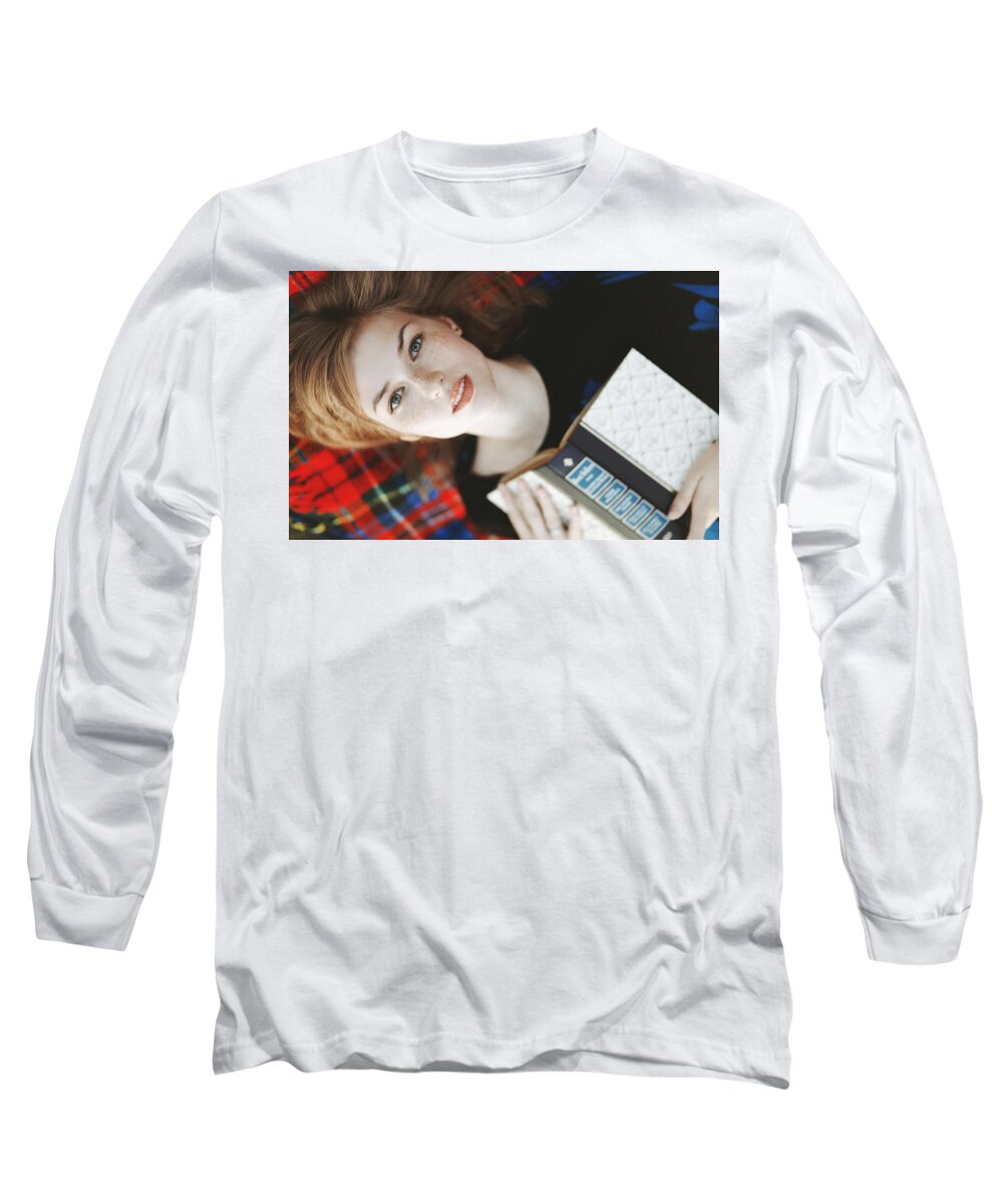 Model Long Sleeve T-Shirt featuring the photograph Model #14 by Jackie Russo
