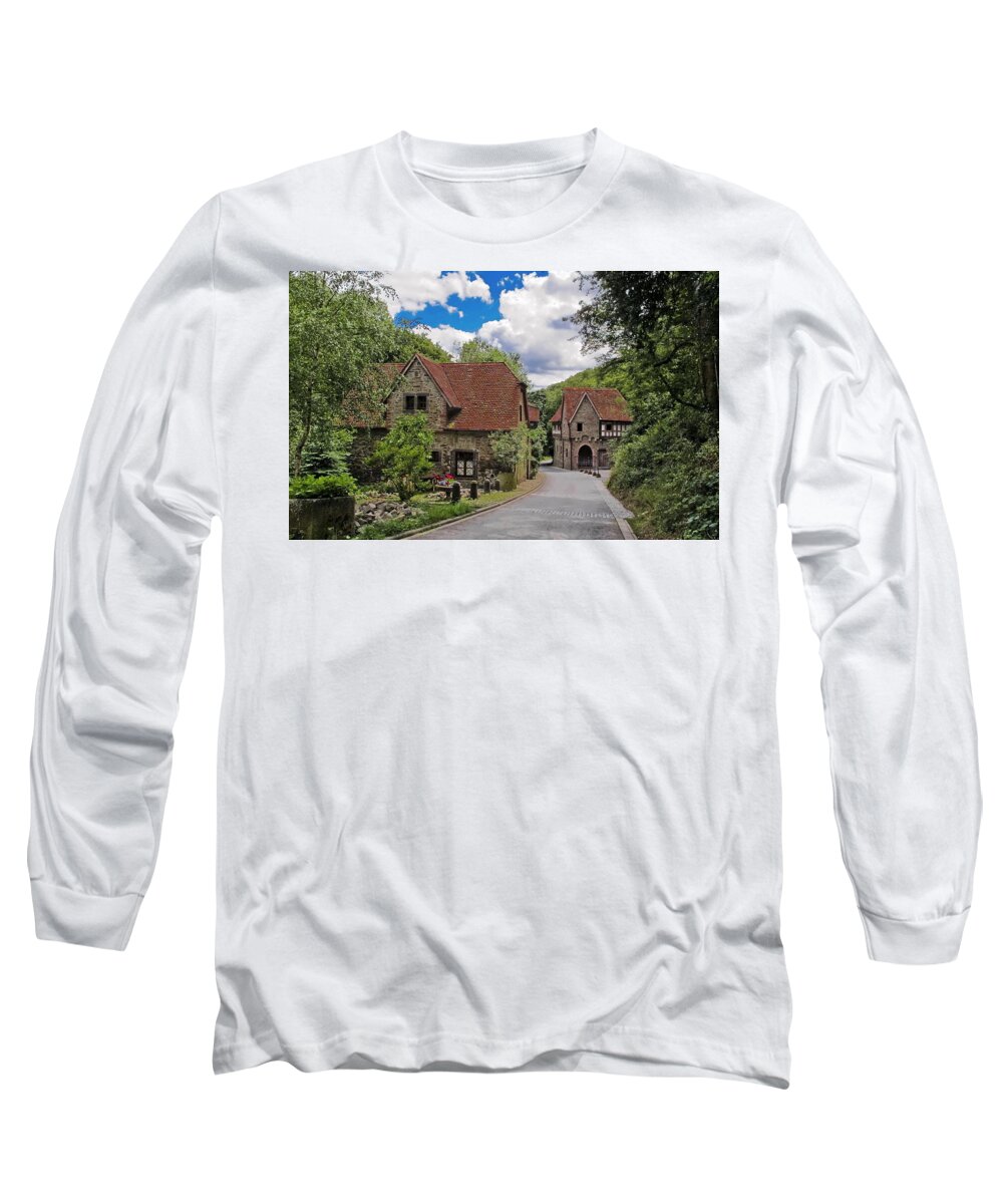 House Long Sleeve T-Shirt featuring the digital art House #17 by Super Lovely
