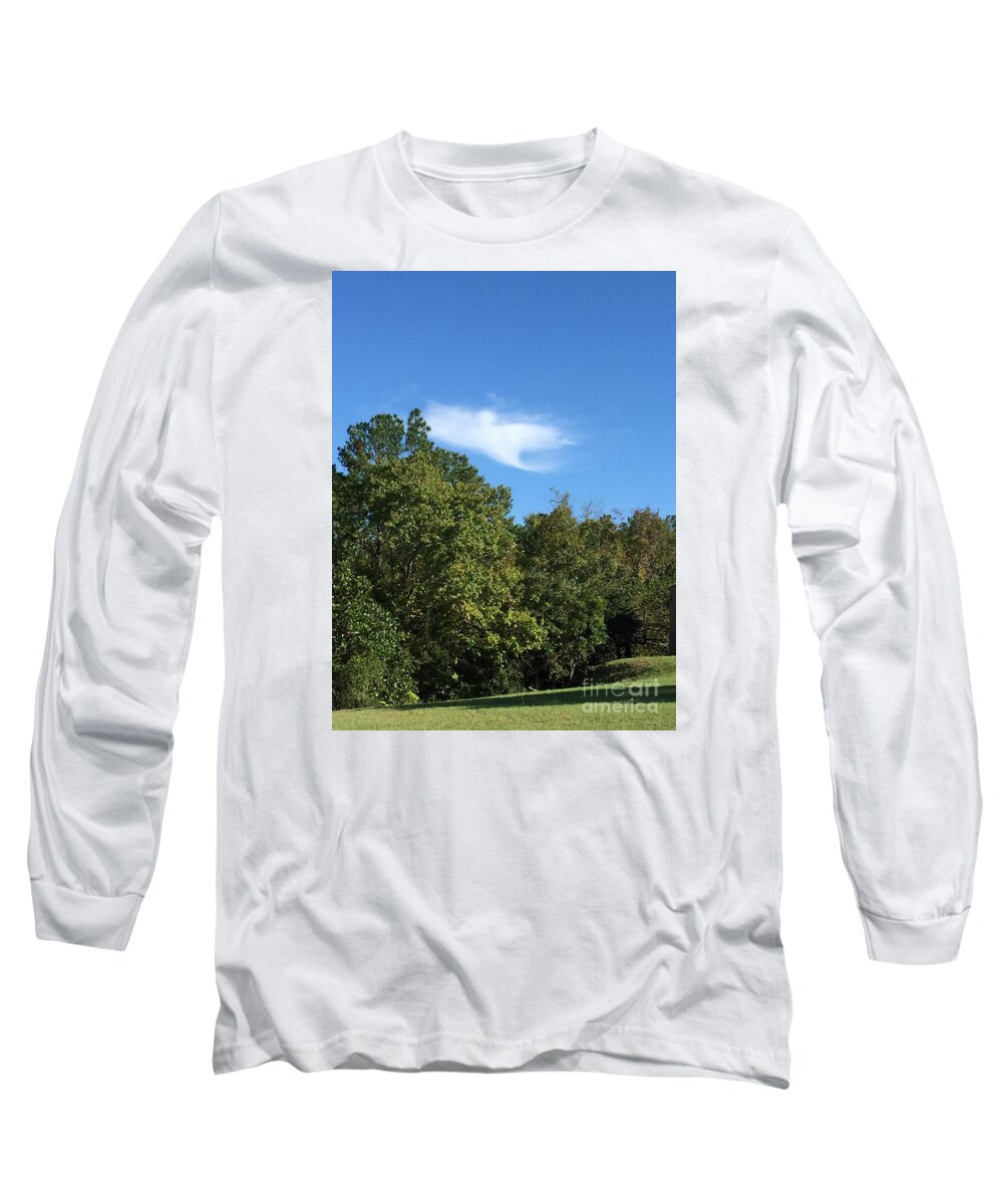 Columbia South Carolina October Angel Cloud Sky Miracle Bible Faith Hope Heaven Long Sleeve T-Shirt featuring the photograph Angel Of Hope #2 by Matthew Seufer