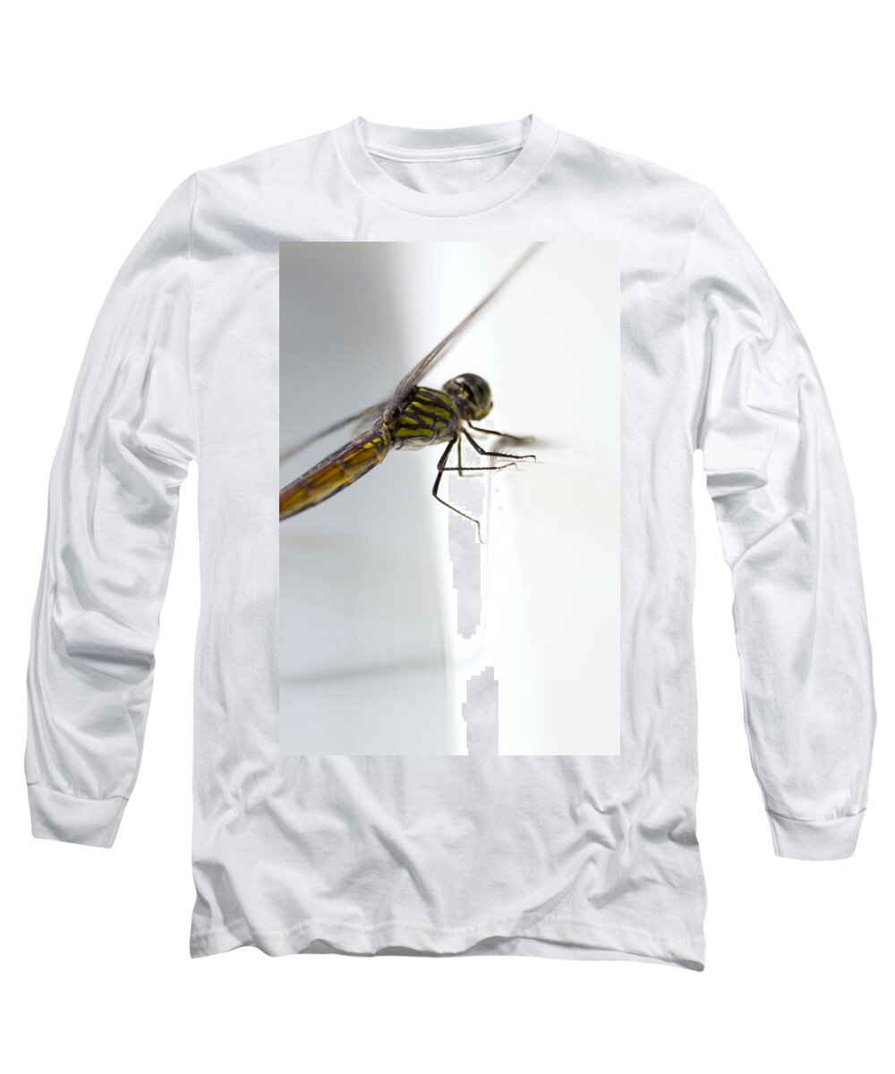 Lightweight Long Sleeve T-Shirt featuring the photograph Close up shoot of a anisoptera dragonfly #2 by U Schade