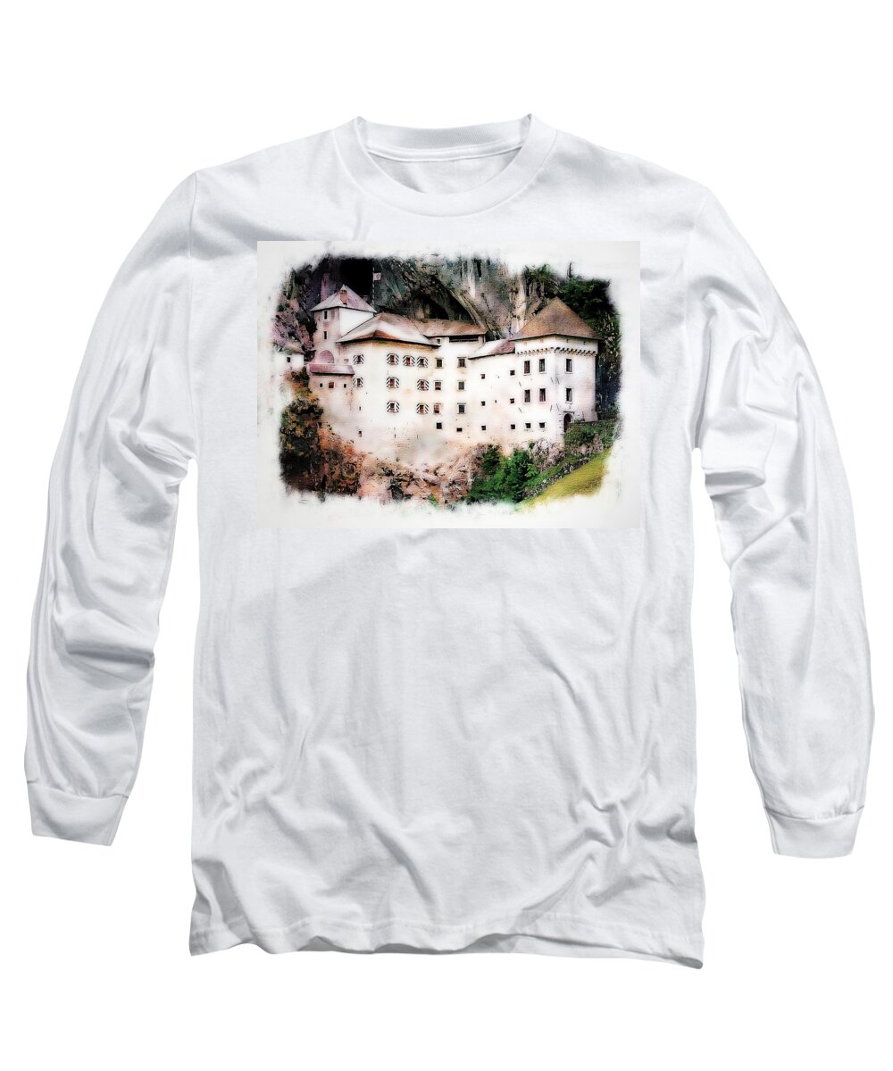 Croatia Long Sleeve T-Shirt featuring the photograph Predjama Castle, Predjama Slovenia #3 by Joseph Hendrix