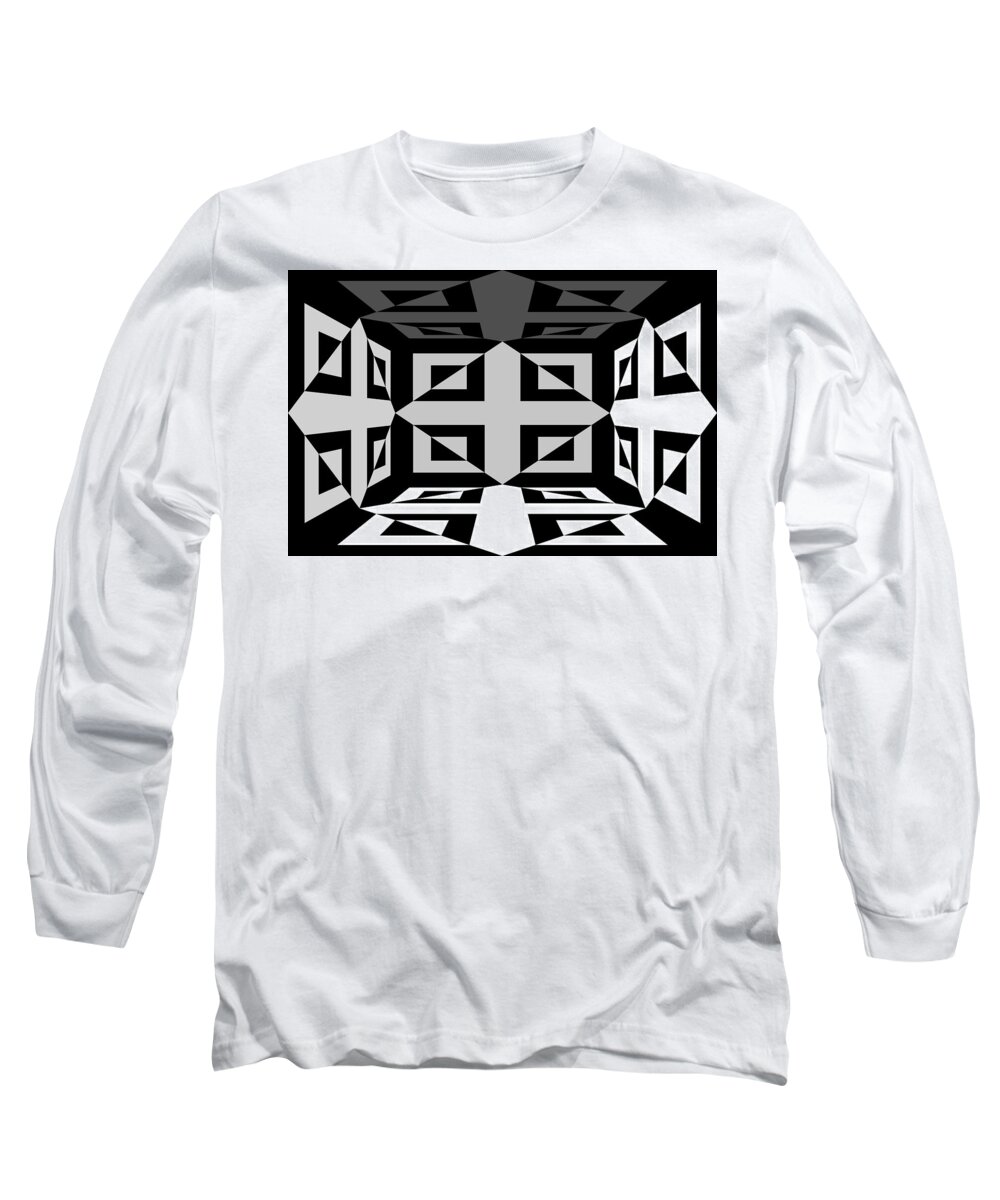 3d Art Long Sleeve T-Shirt featuring the photograph 3D mg3d4w by Mike McGlothlen