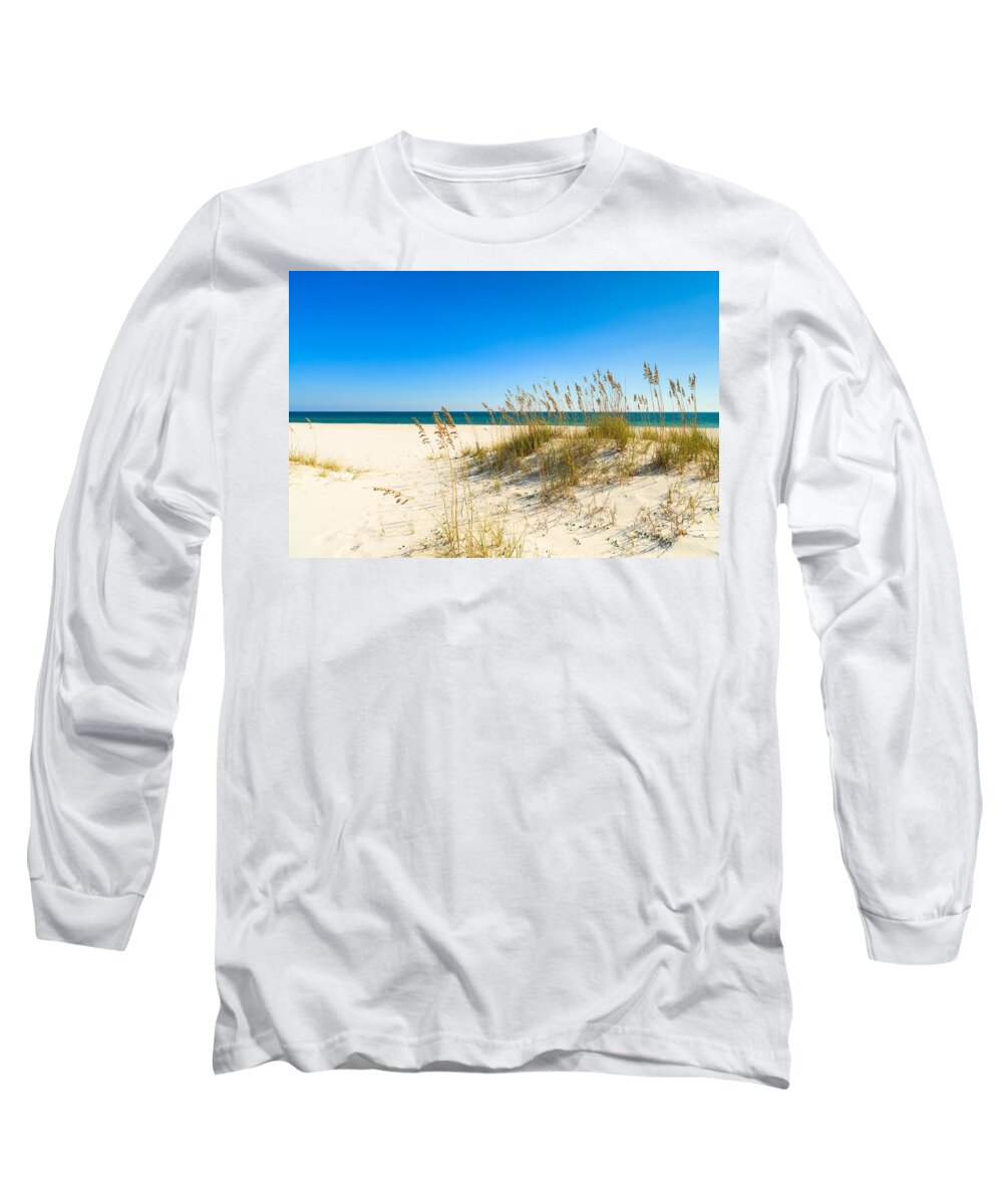 Florida Long Sleeve T-Shirt featuring the photograph Beautiful Beach by Raul Rodriguez
