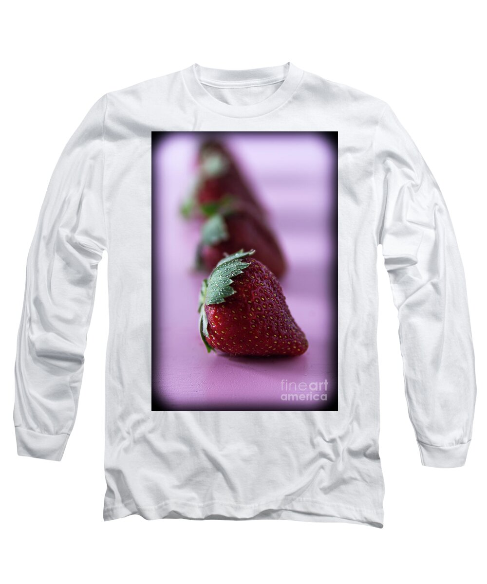 Leaf Long Sleeve T-Shirt featuring the photograph A Berry Delight by Deborah Klubertanz