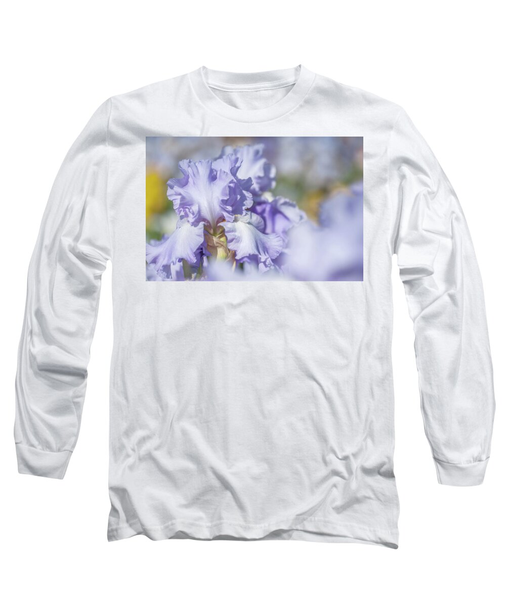 Jenny Rainbow Fine Art Photography Long Sleeve T-Shirt featuring the photograph Absolute Treasure 1. The Beauty of Irises by Jenny Rainbow