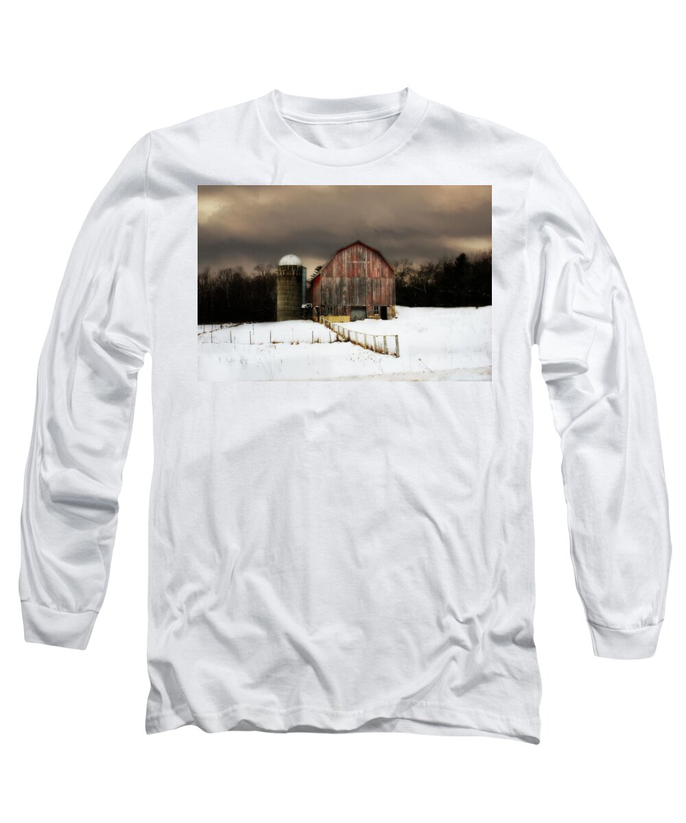 Farmhouse Dcor Long Sleeve T-Shirt featuring the photograph Acorn Acres by Julie Hamilton
