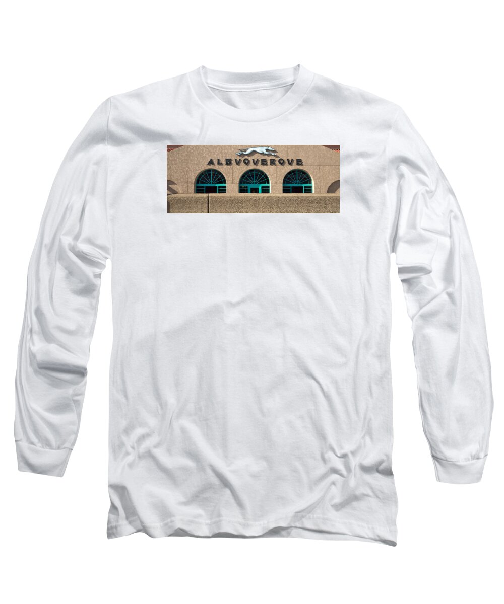 Lawrence Long Sleeve T-Shirt featuring the photograph Albuquerque Hound by Lawrence Boothby